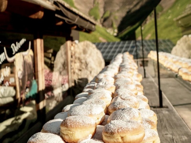 I krapfen del Rifugio Friedrich August